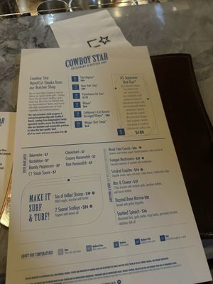 Menu photo 1 Cowboy Star San Diego, CA
