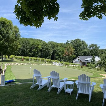 Pleasant Valley Farm and Vineyard - Mini golf course overlooking a beautiful vineyard to the left and to the right the lake. - Wine Tasting Room Near Me - Hart, Michigan Pleasant Valley Farm and Vineyard - Mini golf course overlooking a beautiful vineyard to the left and to the right the lake. - Wine Tasting Room Near Me - Hart, Michigan