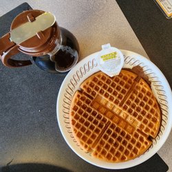 A hearty, tasty waffle.