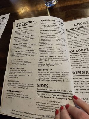 Menu photo 2 Four Peaks Brewing Tempe, AZ