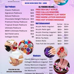 Beyond Nails & Spa - Menu