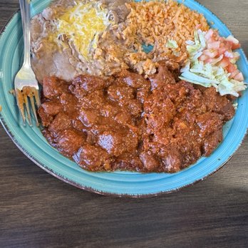 Ramona's Mexican Café - Red chile plate - Mexican Near Me - Albuquerque, New Mexico