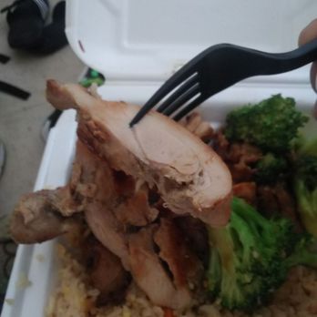 Panda Express - Two week old rubber chicken passed off as real chicken. - Chinese Near Me - Houston, Texas