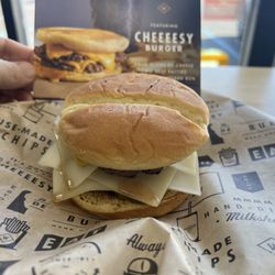 Wayback Burgers - The classic double with extra cheese.