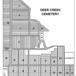 Deer Creek Cemetery - Under new management as of January 1st, 2020! Traditional plots, mausoleum spaces, and cremation spaces are available.