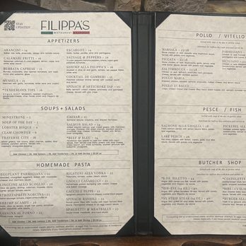 Filippa's Restaurant - Menu - American Near Me - Shelby Township, Michigan Filippa's Restaurant - Menu - American Near Me - Shelby Township, Michigan