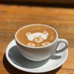 Barefoot Coffee Campbell - Orange ginger cubano - latte sized. My fave :)