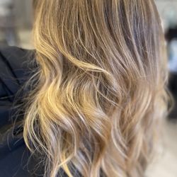 Haircut and color