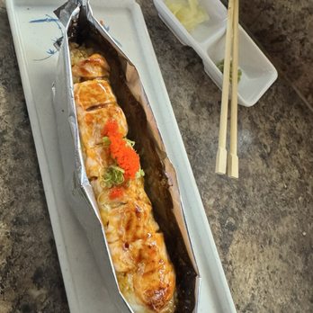 JooN's Sushi - Baked Salmon Roll(O) - Sushi Bars Near Me - Murrieta, California JooN's Sushi - Baked Salmon Roll(O) - Sushi Bars Near Me - Murrieta, California