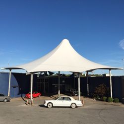 Star Motor/Auto Worlds - This is our iconic tent awning, so it is easy to find us.