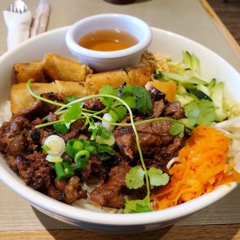 Flavor Pho - Vermicelli with pork and eggroll combo - Vietnamese Near Me - Cerritos, California Flavor Pho - Vermicelli with pork and eggroll combo - Vietnamese Near Me - Cerritos, California