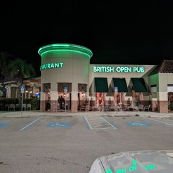 The British Open Pub - Sign