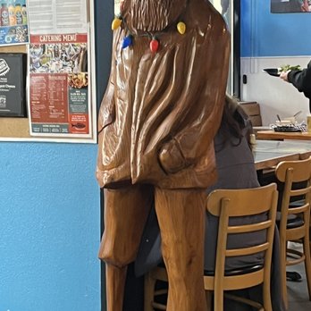 Fisherman's Market - My dad in wood! JK nice fisher of wood... - Seafood Near Me - Eugene, Oregon