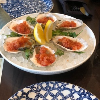 Olin Bar & Kitchen - Bloody Mary oysters - New American Near Me - Detroit, Michigan Olin Bar & Kitchen - Bloody Mary oysters - New American Near Me - Detroit, Michigan