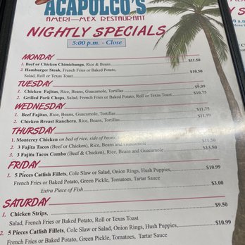 Acapulco Restaurant - Mexican Near Me - Desoto, Texas