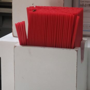 CoffeeWalk YogurTalk - a box of red paper straws - Coffee & Tea Near Me - Los Angeles, California