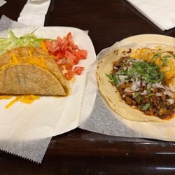 El Potro - Crunchy taco and pastor taco. Very good! Pastor was the best.