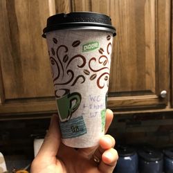 Jack Jones Flowers & Gifts - The cups may not be fancy, but the coffee sure is tasty!