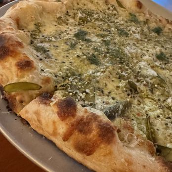 Hendrix & Siena - Pickle pizza! Freeze dried pickles give it that extra punch! Yum!! - Italian Near Me - Hopkins, Minnesota Hendrix & Siena - Pickle pizza! Freeze dried pickles give it that extra punch! Yum!! - Italian Near Me - Hopkins, Minnesota