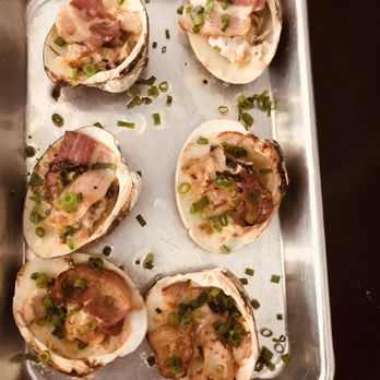 Knot Norm's - Clams casino - Seafood Near Me - Norwalk, Connecticut
