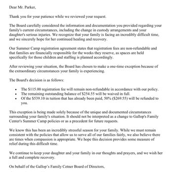Gallop's Family Center - After sending my 3 year old's critical medical condition. - Martial Arts Near Me - Tallahassee, Florida Gallop's Family Center - After sending my 3 year old's critical medical condition. - Martial Arts Near Me - Tallahassee, Florida