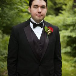 Mackrell's Barbershop - Portrait from my wedding day. Hair by Mack.