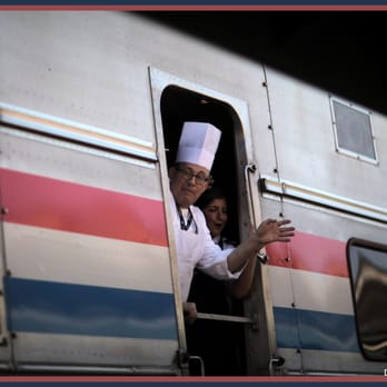 Amtrak Station - I've enjoyed delicious dinners in Amtrak dining cars. White linen service, very nice. Here, the onboard chef waves as he passes by. - Landmarks & Historical Buildings Near Me - Tallahassee, Florida Amtrak Station - I've enjoyed delicious dinners in Amtrak dining cars. White linen service, very nice. Here, the onboard chef waves as he passes by. - Landmarks & Historical Buildings Near Me - Tallahassee, Florida