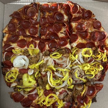 Susie's Sub Shop - 14" Pepperoni, half with sausage, onion, banana peppers - Sandwiches Near Me - Columbus, Ohio