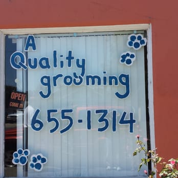 A Quality Grooming - Front window - Pet Groomers Near Me - Vallejo, California