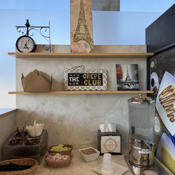 The Crepe Club - Condiments counter - Coffee & Tea Near Me - Mesa, Arizona