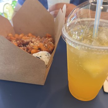Naked Chicken - a drink and a snack on a table - Korean Near Me - Harrison Hot Springs, British Columbia Naked Chicken - a drink and a snack on a table - Korean Near Me - Harrison Hot Springs, British Columbia
