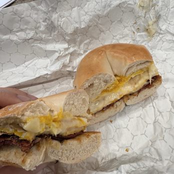 Chapel St Bagel & Deli - bacon egg and cheese on plain bagel - Delis Near Me - Wallingford, Connecticut Chapel St Bagel & Deli - bacon egg and cheese on plain bagel - Delis Near Me - Wallingford, Connecticut
