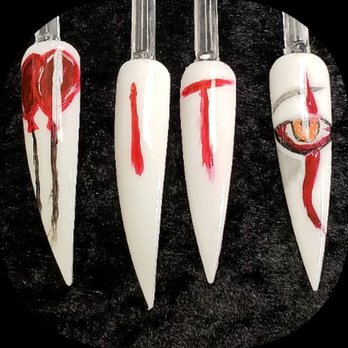Blessed With Nails - Halloween look - Nail Salons Near Me - Huntington, West Virginia