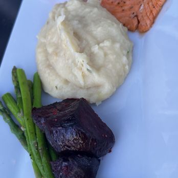 Chop Steakhouse & Bar - Kids salmon meal Main course - Steakhouses Near Me - Vancouver, British Columbia