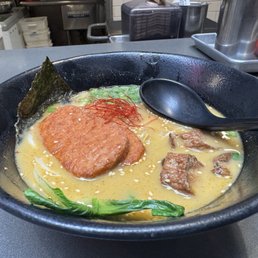 Spicy "Pork" Katsu Garlic Ramen