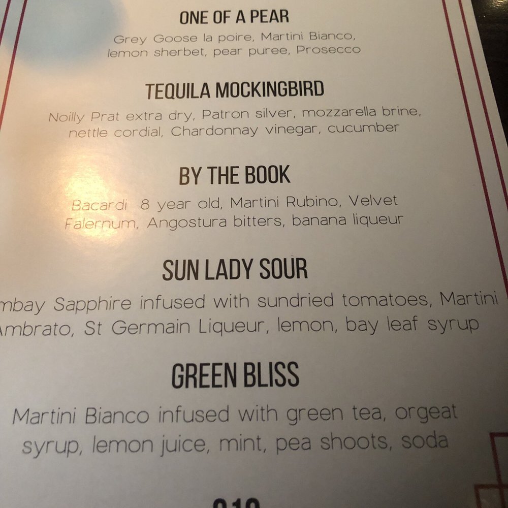 Callooh Callay - Upstairs Menu July 2019 - Cocktail Bars Near Me - London, XGL Callooh Callay - Upstairs Menu July 2019 - Cocktail Bars Near Me - London, XGL