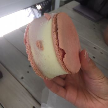 Beta5 Chocolates - Strawberry Macaroon ice cream sandwich - Chocolatiers & Shops Near Me - Vancouver, British Columbia