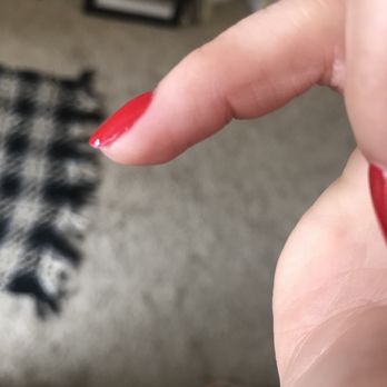 Nail 2ne1 Spa - Pink gel from prior time. Tacky. - Nail Salons Near Me - Chicago, Illinois