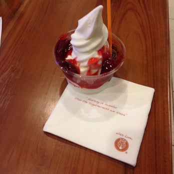 J.CO Donuts & Coffee - Yogurt with strawberry jam! So simple but delicious. - Donuts Near Me - Quezon City, QUE