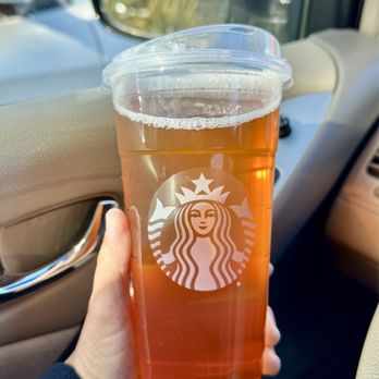 Starbucks - Teavana Shaken Iced Peach Green Tea... - Coffee & Tea Near Me - San Ramon, California