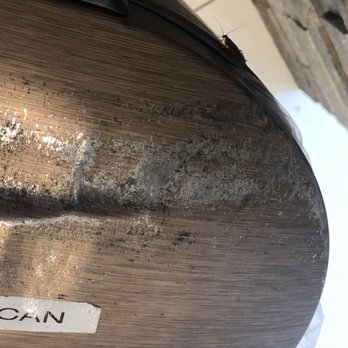 Nails of America - Roach in the upper right side of the trash can. - Nail Salons Near Me - Webster, Texas