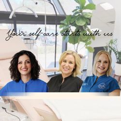 Licensed Estheticians Christina, Olivia & Maeghan
