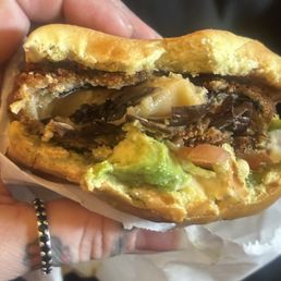 Mushroom burger Mushroom burger