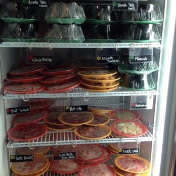 Nabeya Maido - Proteins fridge. - Japanese Near Me - Honolulu, Hawaii Nabeya Maido - Proteins fridge. - Japanese Near Me - Honolulu, Hawaii