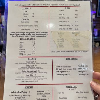 Clesi's Restaurant & Catering - Food menu side 2 - Seafood Near Me - New Orleans, Louisiana Clesi's Restaurant & Catering - Food menu side 2 - Seafood Near Me - New Orleans, Louisiana