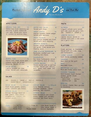 Menu photo 8 Andy D's Navarre, FL
