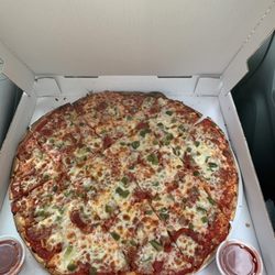 Gambie's Pizza - Supreme pizza without mushroom