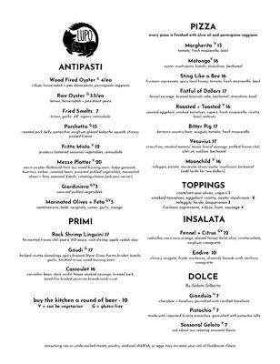 Menu photo 8 Lupo Louisville, KY Menu photo 8 Lupo Louisville, KY