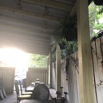 The Rougaroux - Side patio. - Cajun/Creole Near Me - Birmingham, Alabama