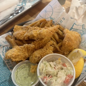 Mr Shrimp - Fried grouper and fries - Seafood Near Me - Lake Worth, Florida